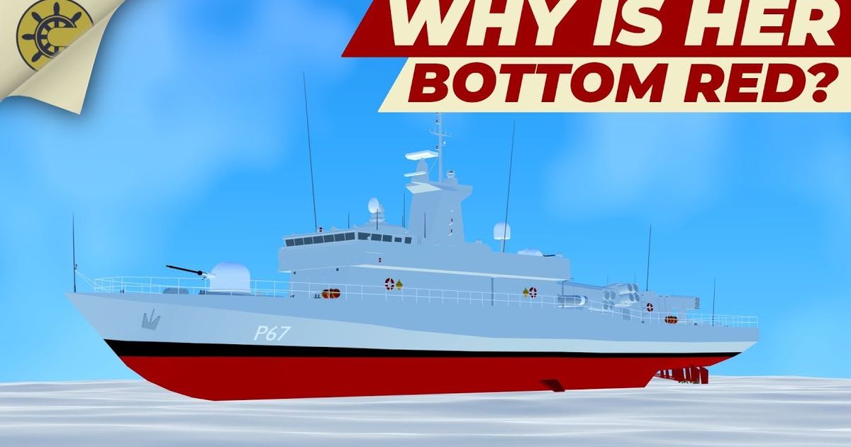 why-are-ships-painted-red-below-the-waterline