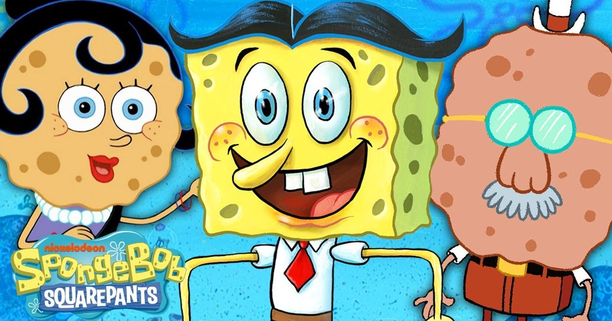 SquarePantsを満たすスポンジボブの家族のすべてのメンバー｜スポンジボブ (Meet the SquarePants! ??Every