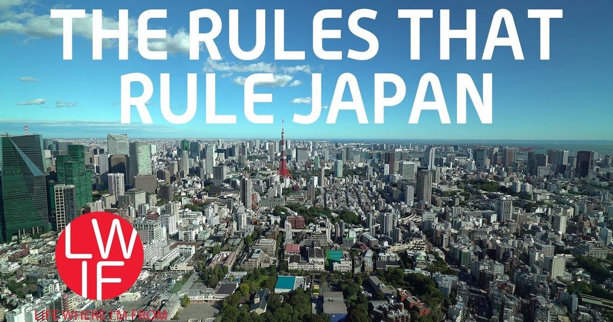 日本規則 The Rules That Rule Japan Voicetube 看影片學英語