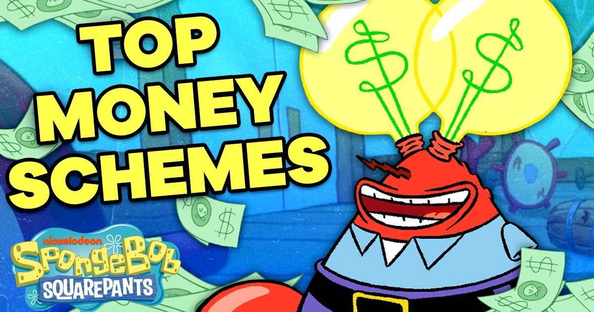 ミスター クラブスのお金儲けの極意 スポンジボブ Mr Krabs Top Money Making Schemes Spongebob Voicetube 動画で英語を学ぶ