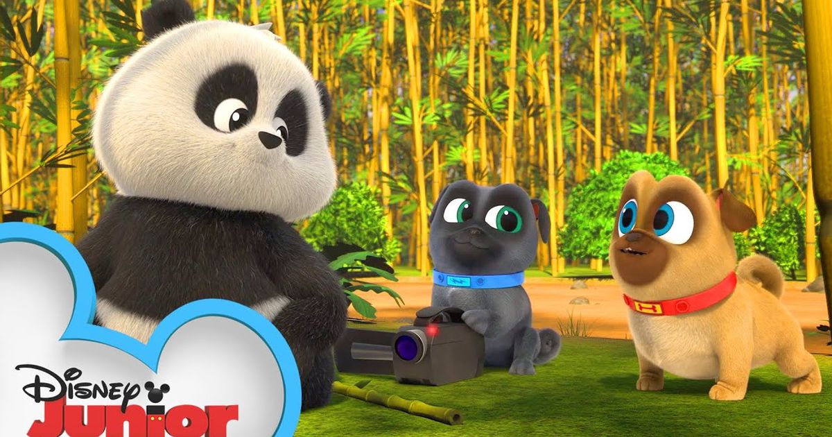 ビンゴとローリーはパンダに会う 子犬の仲間たち ディズニージュニア Bingo And Rolly Meet A Panda Puppy Dog Pals Disney Junior Voicetube 動画で英語を学ぶ