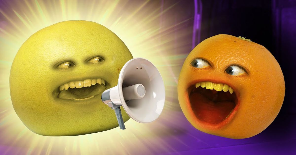 The Annoying Orange - Grapefruit's New Voice! - VoiceTube: Learn ...