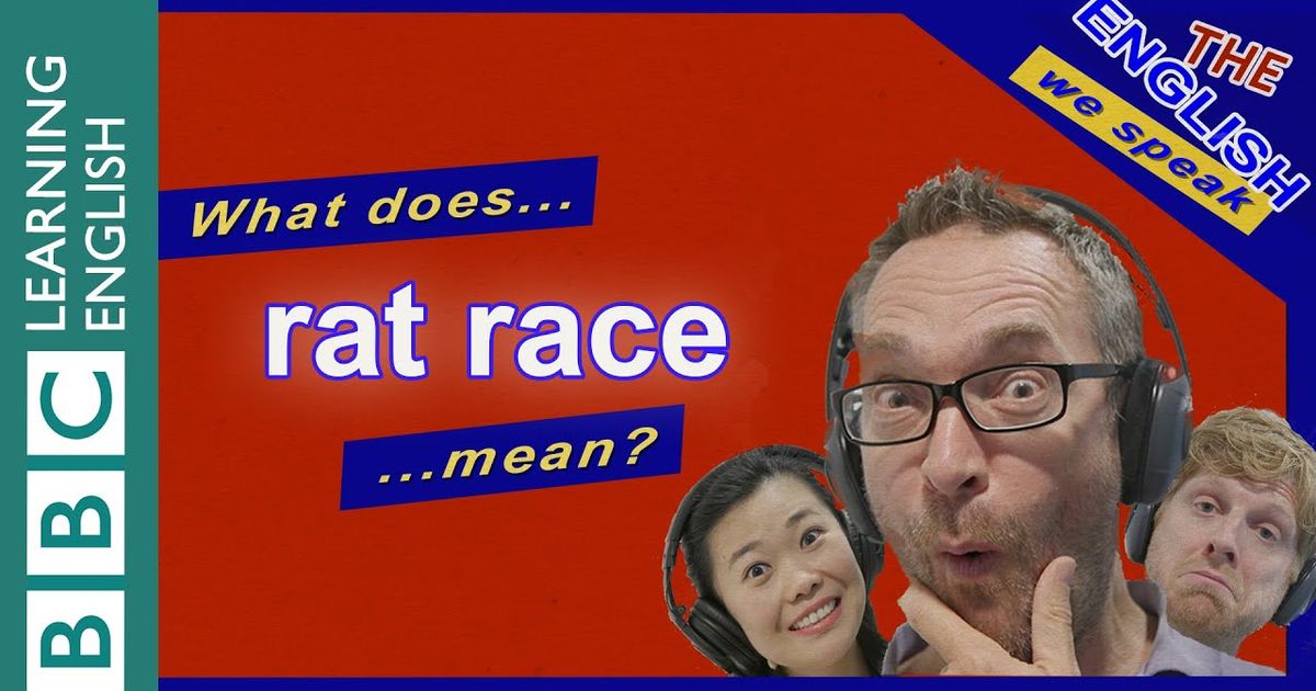 what-does-rat-race-mean-voicetube