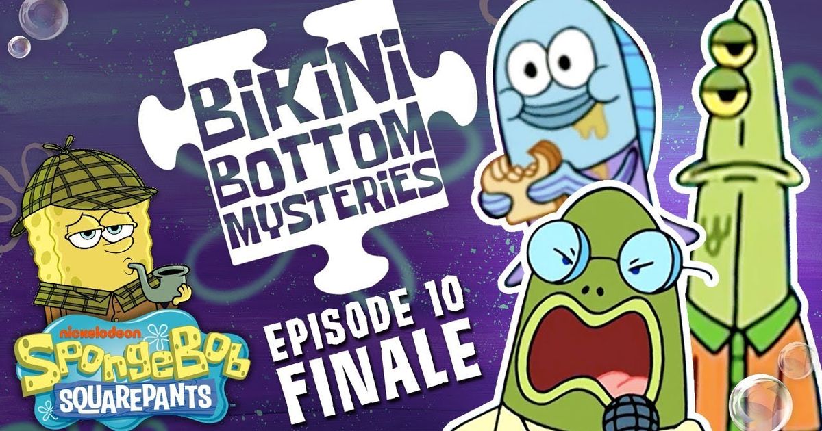 怪しい魚たち ビキニ底の謎ep 10 スポンジボブ スクエアパンツ Suspicious Fishes Bikini Bottom Mysteries Ep 10 Spongebob Squarepants Voicetube 動画で英語を学ぶ