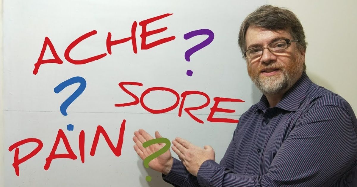 English Tutor Nick P Lesson 381 The Difference Between Ache Sore And 