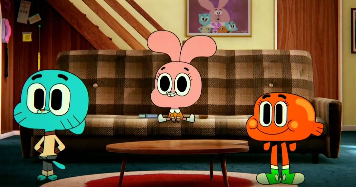 口香糖球的奇妙世界》以其... (The Amazing World of Gumball is known for its