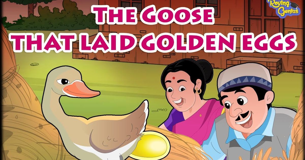 The Goose That Laid Golden Eggs | Bedtime Moral Story For Kids With ...