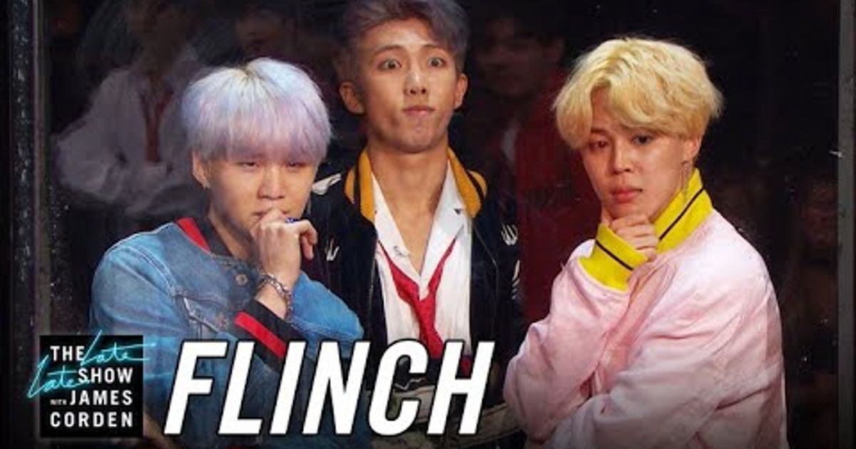 Flinch w/ BTS VoiceTube Learn English through videos!