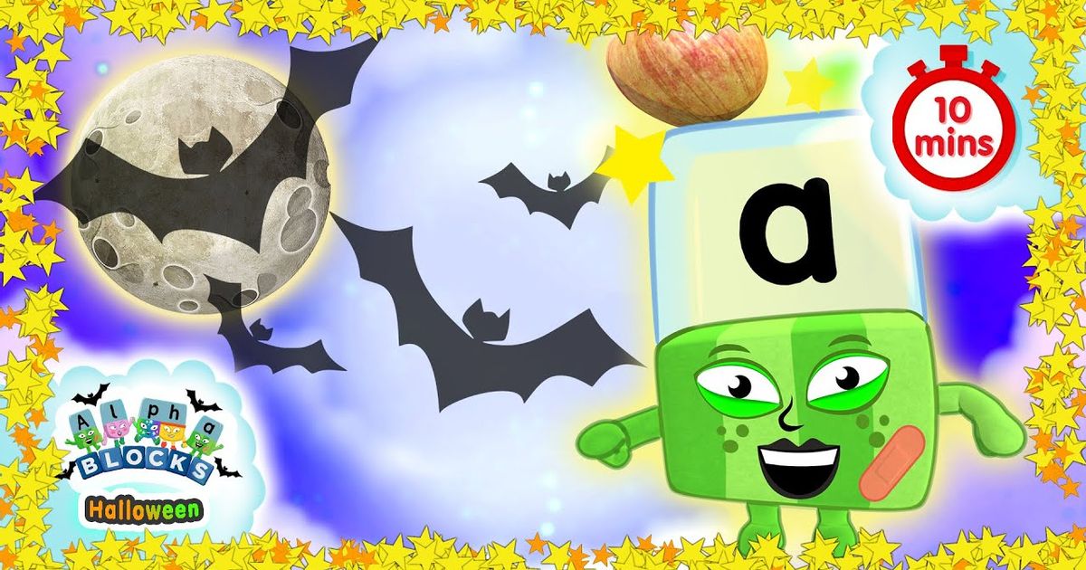 ハロウィンのアルファベットがお化けに 読み方を学ぶ フォニックス Halloween Alphablocks The Haunted Alphabet Learn How To Read Phonics Voicetube 動画で英語を学ぶ