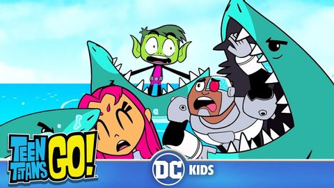 Teen Titans Go! | Shark Week! ? | @dckids