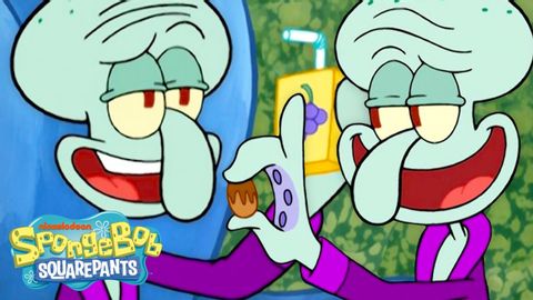 Squidward ACTUALLY Being Chill for 10 Minutes Straight ?‍? | SpongeBob