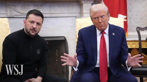 【國際時事】川普與澤倫斯基在白宮大吵！ (Trump and Ukraine’s Zelensky: A Timeline of Their Rocky Relationship | WSJ)