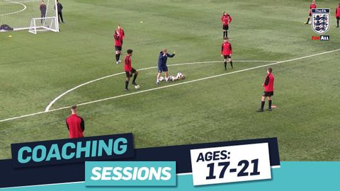 亞倫-丹克斯：1v1 和 2v1 進攻 | 英足總學習教練課程 (Aaron Danks: 1v1 and 2v1 Attacking | FA Learning Coaching Session)