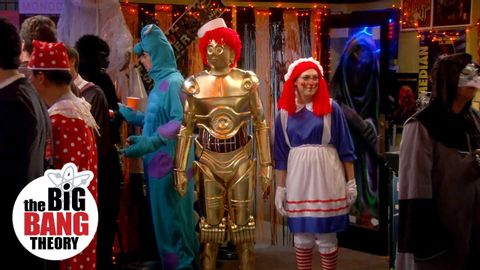 Sheldon and Amy Plan a Couple’s Costume | The Big Bang Theory