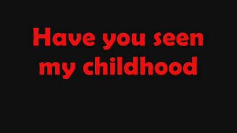 Michael Jackson Childhood lyrics