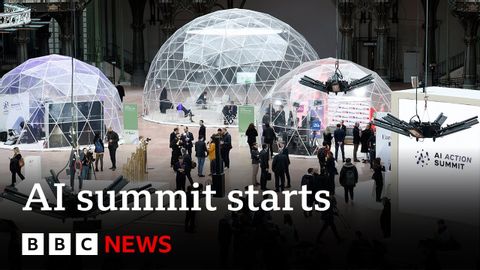 Global AI summit starts in Paris | BBC News