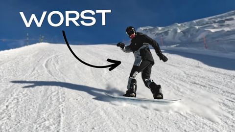 單板滑雪轉彎練習（由差到好排名） (Snowboard Turn Exercises (RANKED WORST TO BEST))