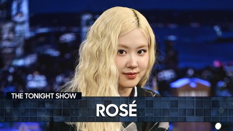 ROSÉ 回憶她的 BLACKPINK 試鏡，向 Jimmy 展示如何玩 APT.喝酒遊戲（加長版） (ROSÉ Reminisces on Her BLACKPINK Audition, Shows Jimmy How to Play the APT. Drinking Game (Extended))