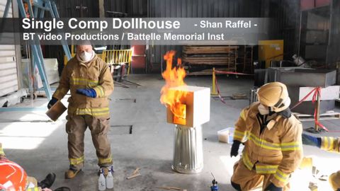 Fire Exercise in a Single Compartment Dollhouse (2016)