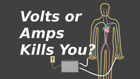 殺死你的是伏特還是安培？電壓、電流和電阻 (Do Volts or Amps Kill You? Voltage, Current and Resistance)