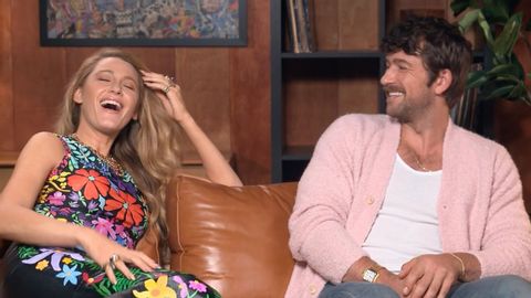 ブレイク・ライブリーとブランドン・スクレナー、『IT ENDS WITH US』を観て泣いた｜インタビュー (Blake Lively and Brandon Sklenar Cried While Watching IT ENDS WITH US | Interview)