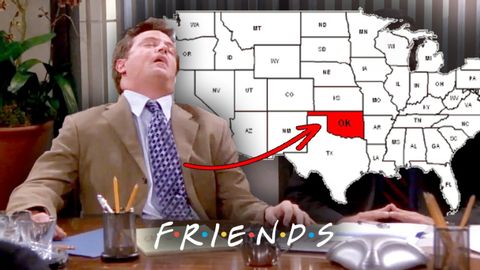 Chandler Accidentally Agrees To Move to Oklahoma After Falling Asleep in a Meeting | Friends