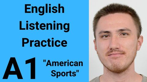 A1 英語聽力練習 - 美國體育 (A1 English Listening Practice - American Sports)