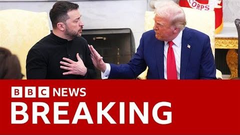 Trump accuses Zelensky of 'gambling with World War Three' in angry White House meeting | BBC News