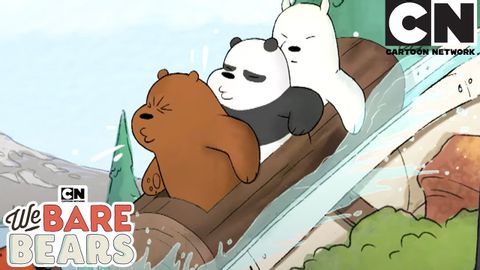 Bear Cleaning and Log Ride Short Stories - We Bare Bears | Cartoon Network | Cartoons for Kids