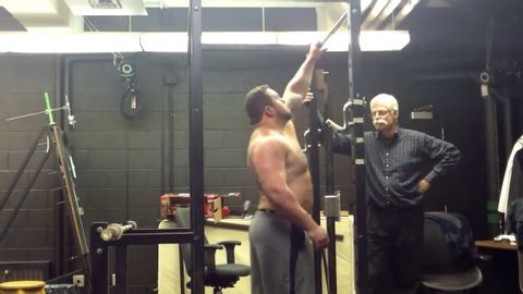 Back rehab: Brian Carroll with Dr. Stuart McGill - McGill pull-up with maximum Neural drive