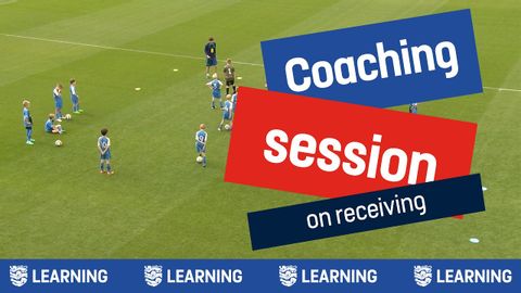 傳球與移動 | 接球教學 | Ryan Davies | 英格蘭足球學習 (Pass And Move | Receiving Coaching Session | Ryan Davies | England Football Learning)