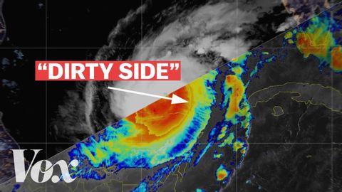 ハリケーンの "ダーティーサイド "とは？ (The "dirty side" of a hurricane, explained)