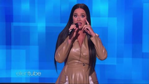 Katy Perry Performing her new version of Roar on the Ellen Show