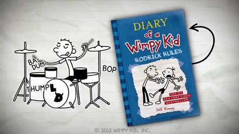 ダイアリー・オブ・ア・ウィンピー・キッド：ロドリック・ルールズ』ジェフ・キニー著 (Diary of a Wimpy Kid: Rodrick Rules by Jeff Kinney)