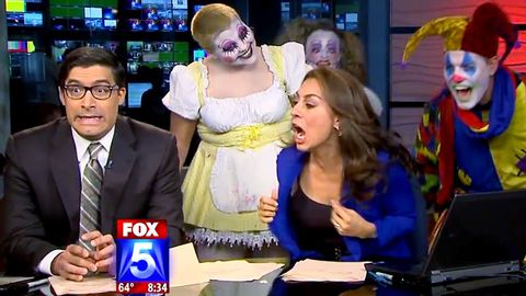 有趣的萬聖節新聞插播 (Funny Halloween News Bloopers)