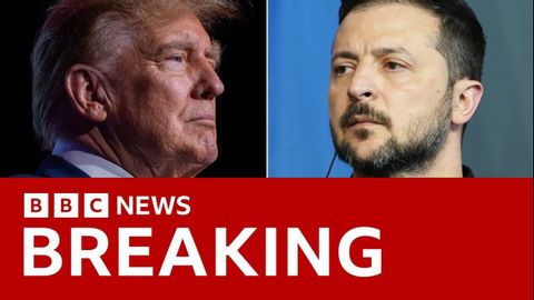 Trump and Zelensky to sign “what could be trillion dollar” minerals deal at White House | BBC News