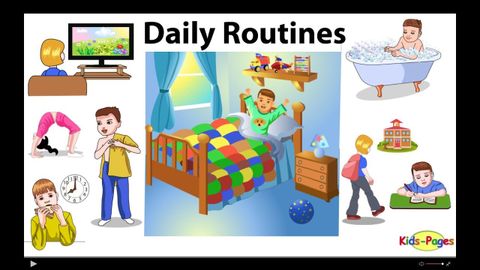 Daily Routines vocabulary