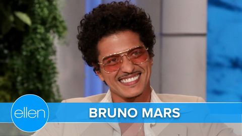 Bruno Mars Gets Ellen's Vacation Started