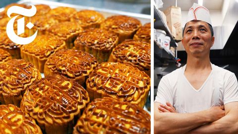 毎年中秋節に数千個の月餅を作るパン屋さん｜NYTクッキング (This Bakery Makes Thousands of Mooncakes for the Mid-Autumn Festival Every Year | NYT Cooking)