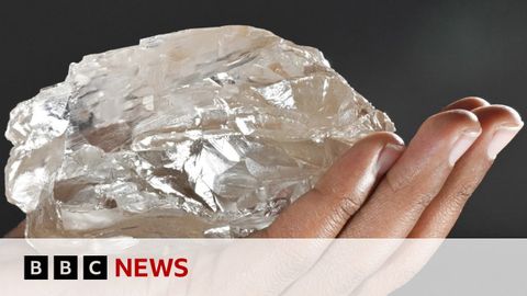 【BBC News】重量達 2492 公克！在波扎那發現歷史上第二大鑽石！  (World's second-largest diamond found in Botswana | BBC News)