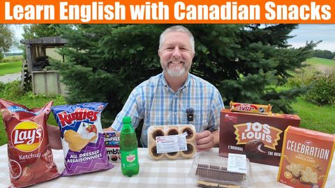 跟著加拿大人Bob學英文系列：用加拿大零食帶你學會英文！ (Learn English with Canadian Snacks ???)