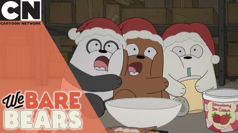 【看動畫學英文】《熊熊遇見你》聖誕大麻煩！(We Bare Bears | Christmas Trouble | Cartoon Network UK ??)