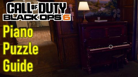 Black Ops 6 piano puzzle guide / walkthrough, blacklight and campaign piano code