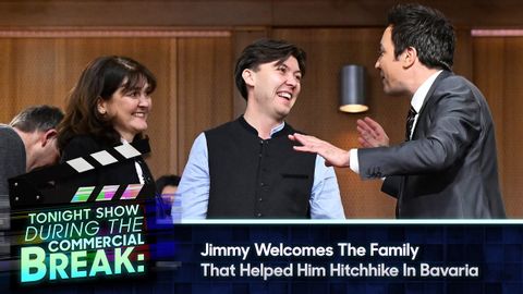 Jimmy Welcomes the Family That Helped Him When He Got Lost and Tried to Hitchhike in Bavaria