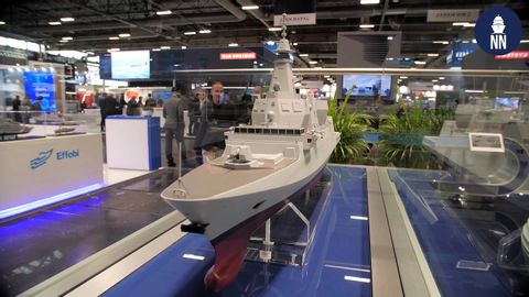 Italian Navy FREMM EVO & PPA EVO at Euronaval 2024