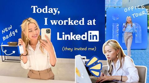 LinkedInで1日働いたよ！ (I worked at LinkedIn for a day!!)