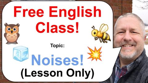 Let's Learn English! Topic: Noises! ??? (Lesson Only)