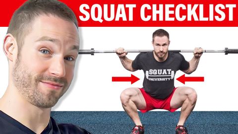 スクワットの公式フォームチェックリスト【間違ったスクワットをしていませんか？ (The Official Squat Form Checklist [Are You Squatting Wrong?])