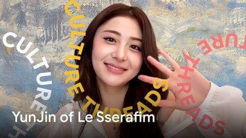 來自 LE SSERAFIM 的 HUH YUNJIN 與 Google Arts & Culture | Culture Threads 一起分享她的創作靈感 (HUH YUNJIN from LE SSERAFIM  reveals her creative inspo with Google Arts & Culture | Culture Threads)