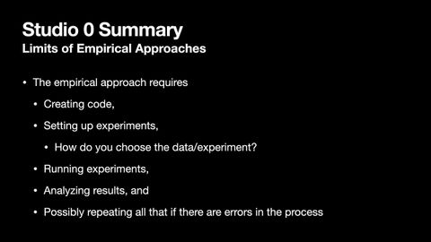 1.3 Data Structures & Algorithms: Empirical vs. Analytical Performance (Studio Exercise Summary)